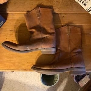 Wolverine work cowboy boots size 12b Goodyear sole